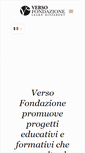 Mobile Screenshot of fondazioneverso.org